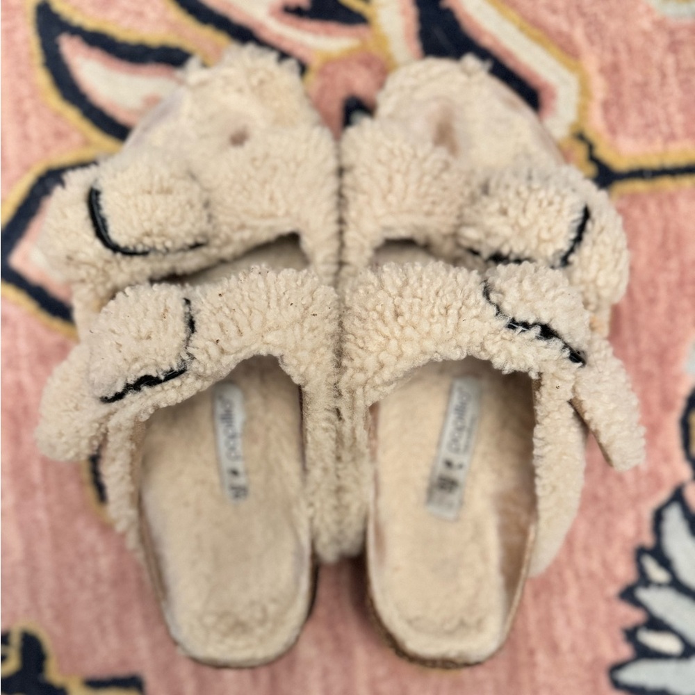 Birkenstock- Arizona Big Buckle Shearling - size 40